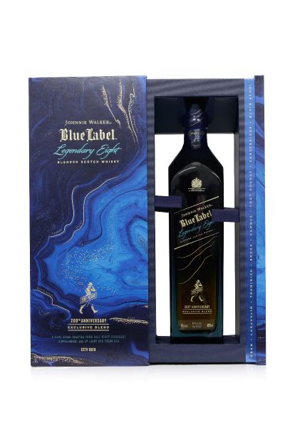 LEGENTARY EIGHT BLUE LABEL J.W. 200TH ANN. EXCLUSIVE BLEND 700ML 43.8%