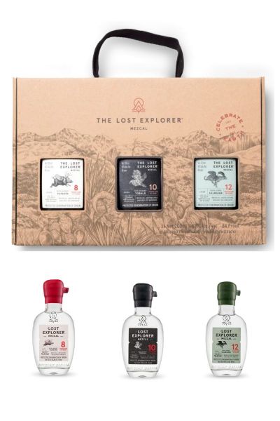 TRILOGY THE LOST EXPLORER MEZCAL (3x200ML 8Y. & 10Y. & 12Y.)