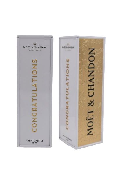 GIFTBOX *CONGRATULATIONS* MOET BRUT 750ML